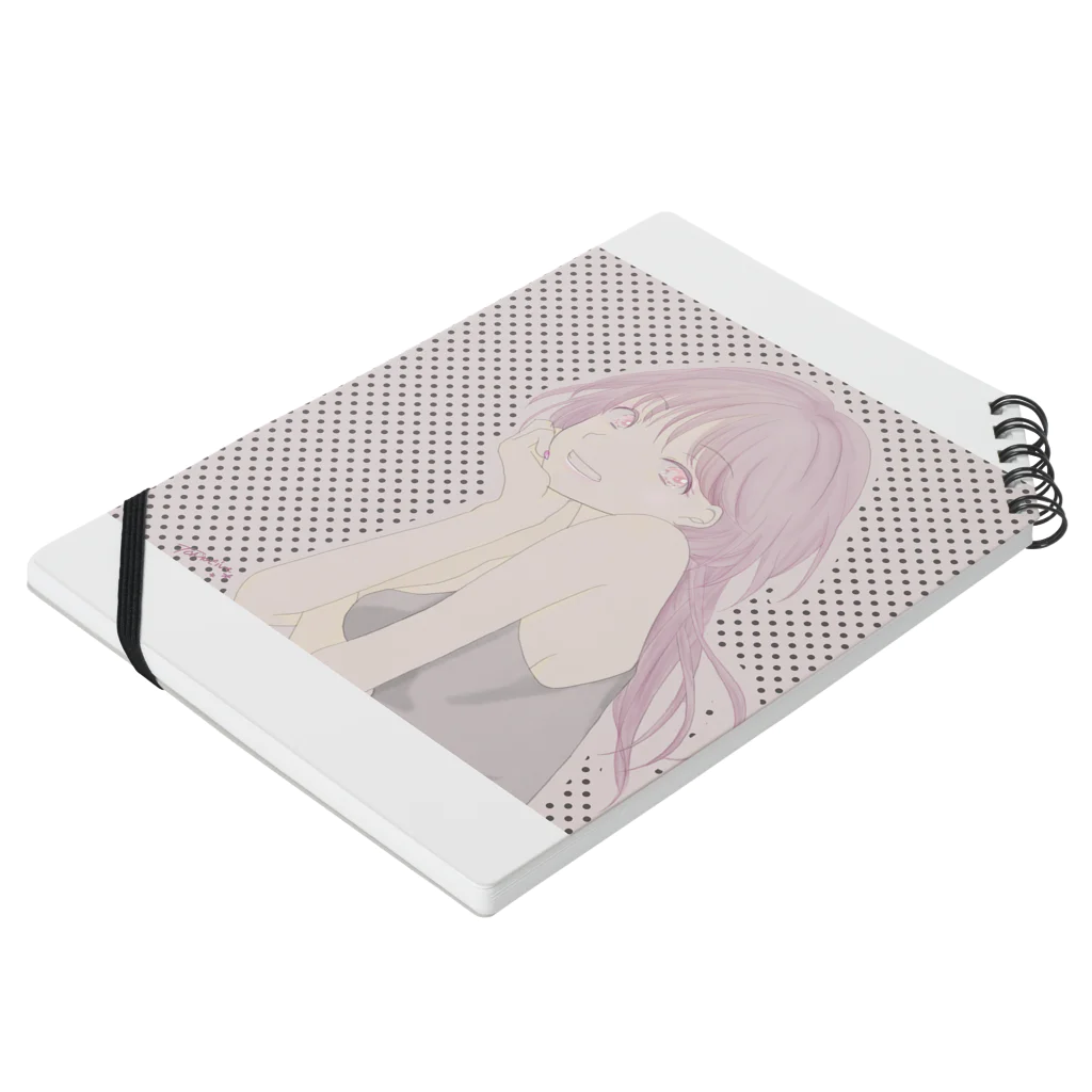 tomotiveのPinkgirl Notebook :placed flat