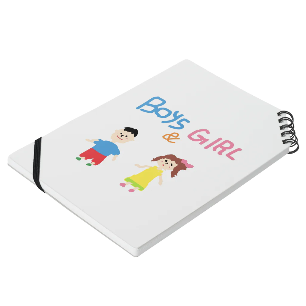 絵が下手な人。のBoys & Girls Notebook :placed flat