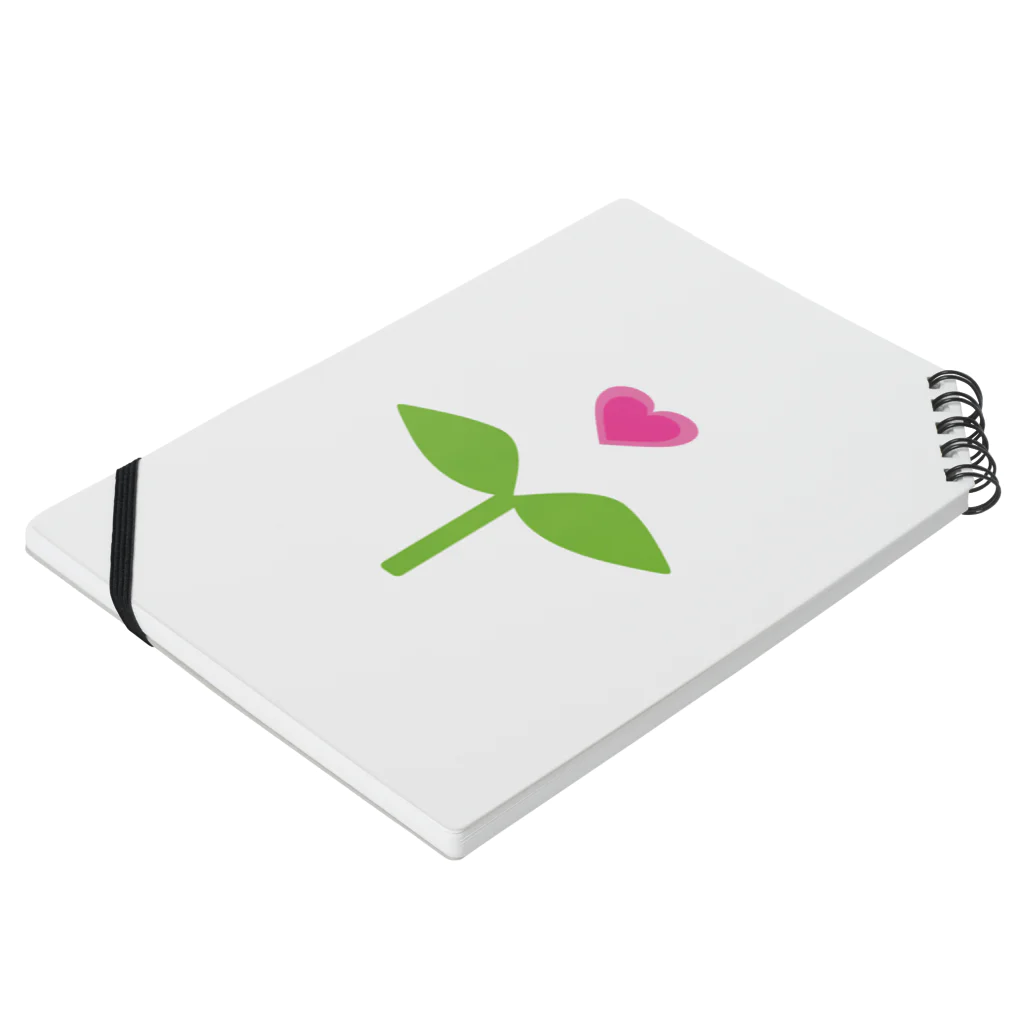 hiori-coco.shopの花芽 Notebook :placed flat