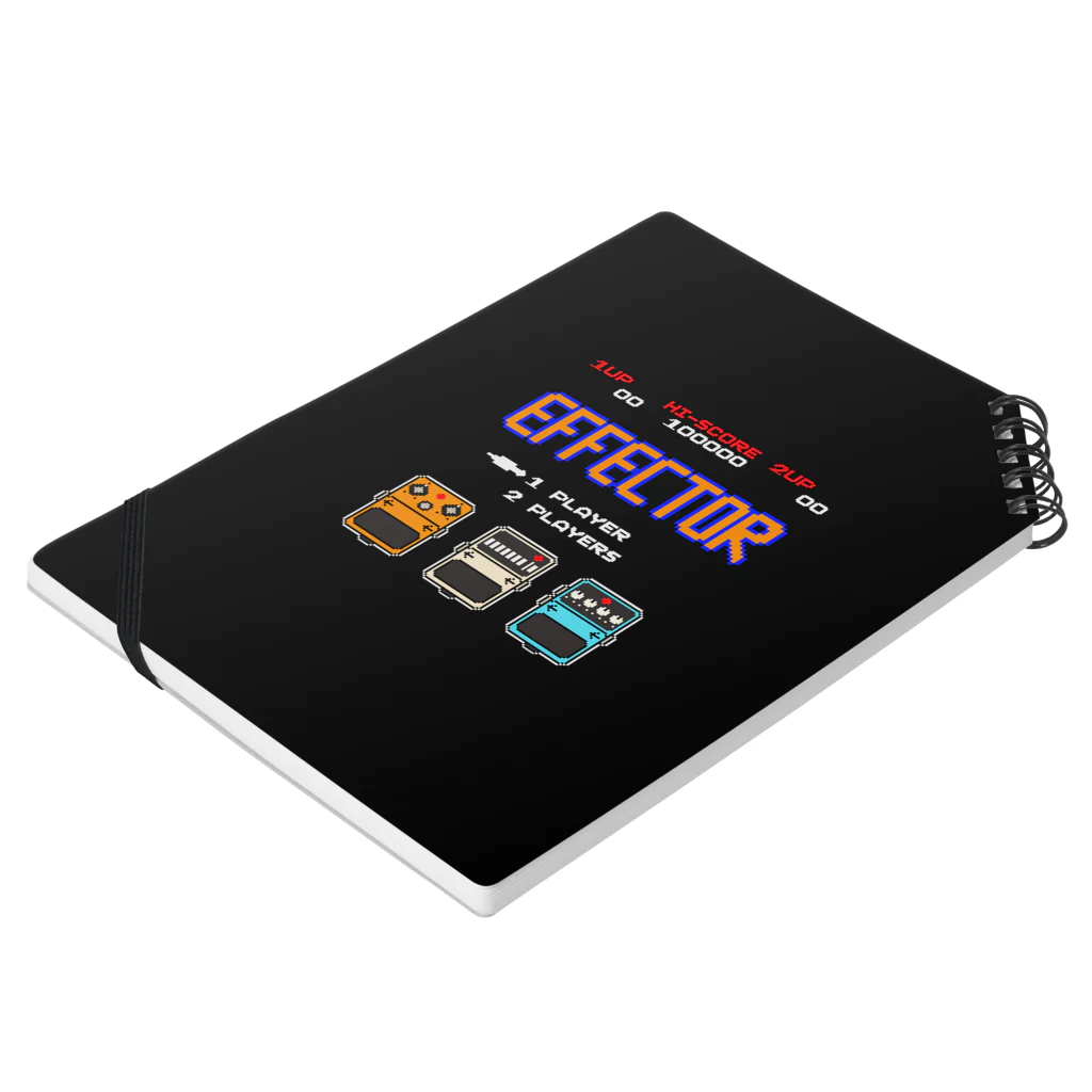 Siderunの館 B2のレトロゲーム風なエフェクター Notebook :placed flat