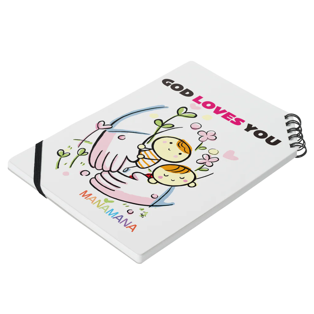 Minami NanamiのGOD LOVES YOU Notebook :placed flat