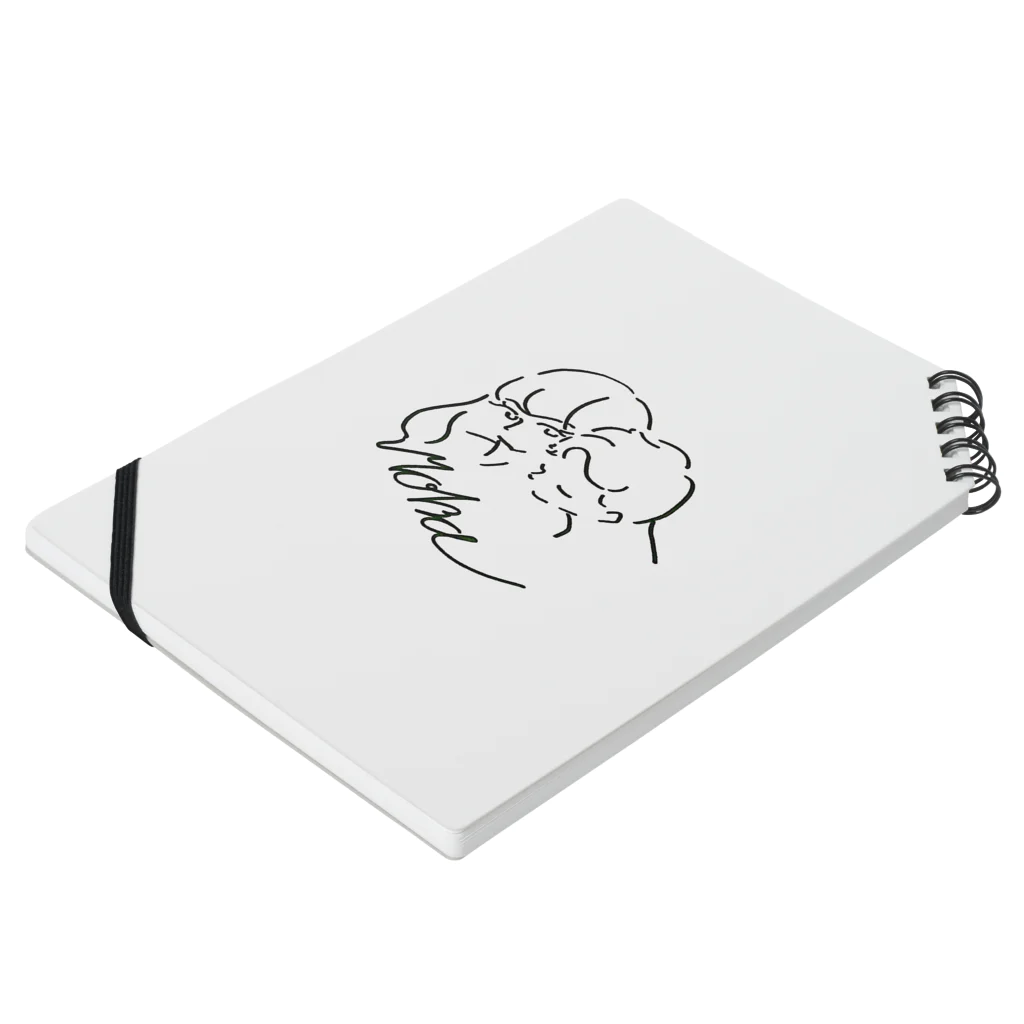mocha-puのがーるみーつぼーい Notebook :placed flat