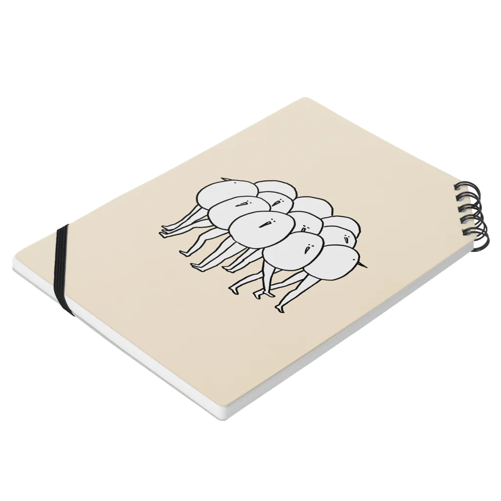 たまごあしのたまごあし　ノート < 集合 > Notebook :placed flat