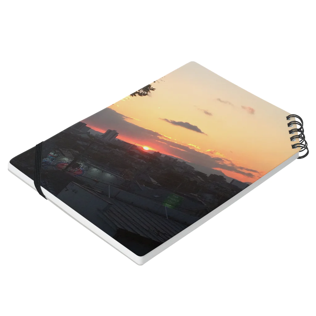 あむはうすの夕焼け Notebook :placed flat