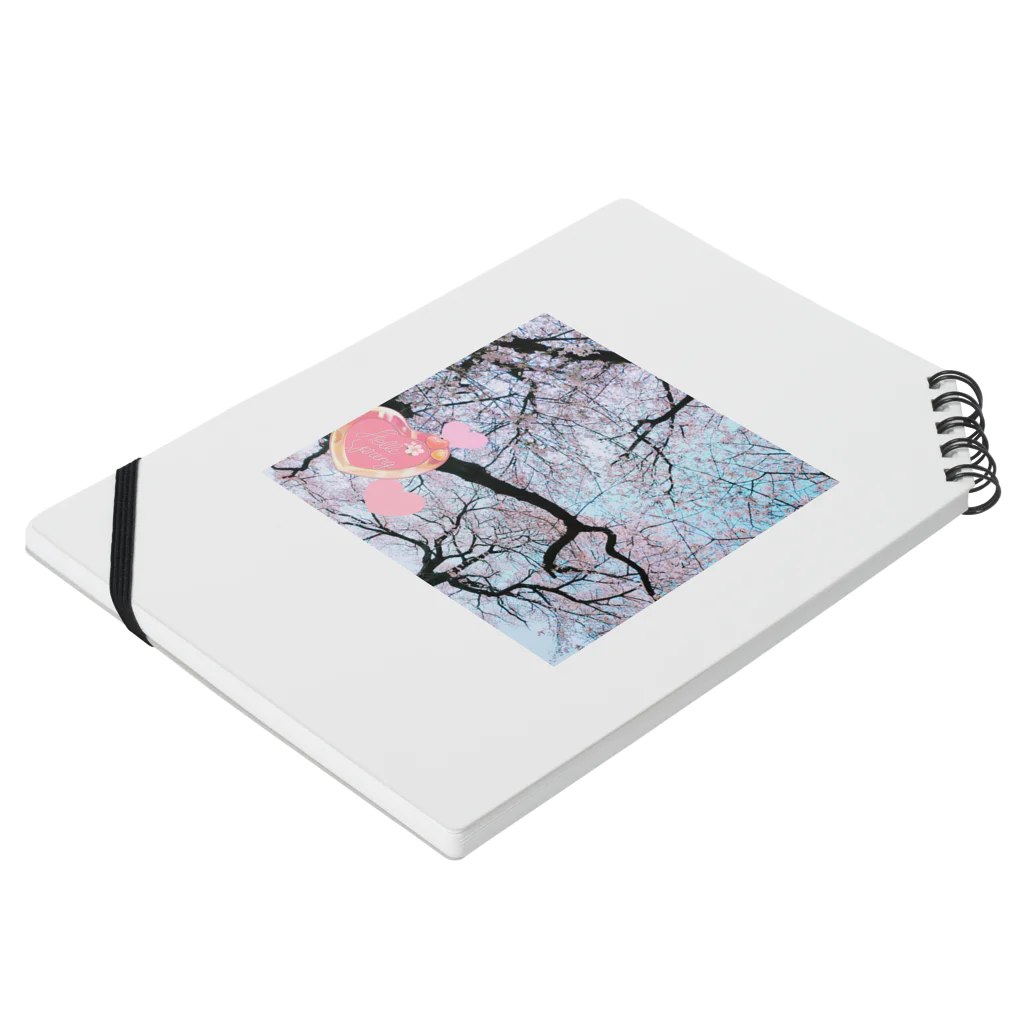神丸の桜6 Notebook :placed flat