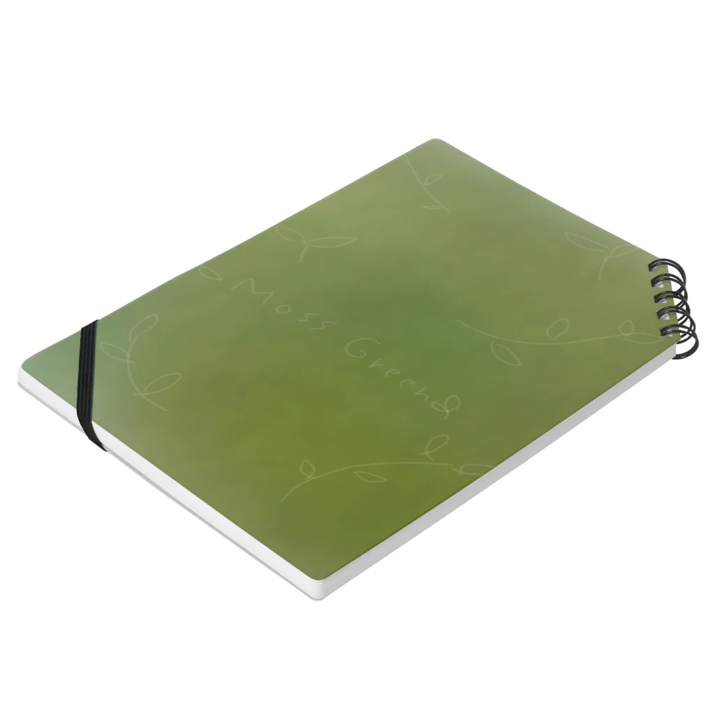 kiki25のmoss green Notebook :placed flat