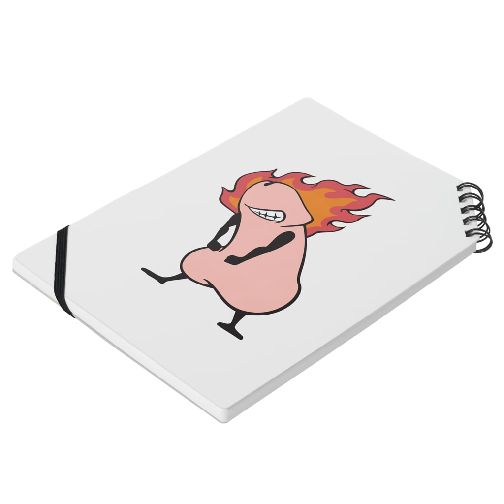 NOBODY754のEddie Funky Dick - Angry Notebook :placed flat