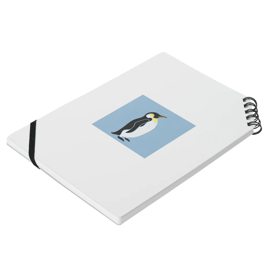 atonoatoのエンペラーペンギン Notebook :placed flat