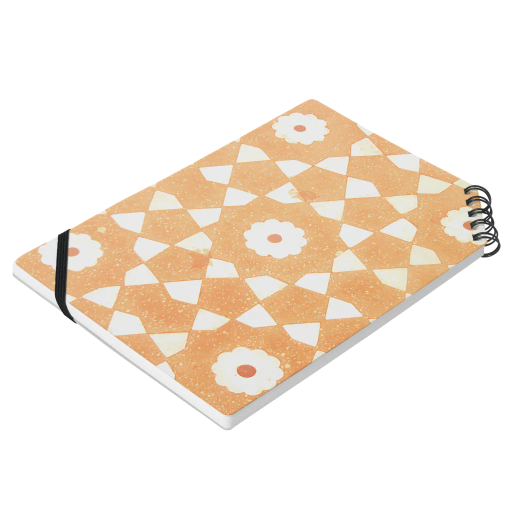lographの- indian pattern #3 - Notebook :placed flat