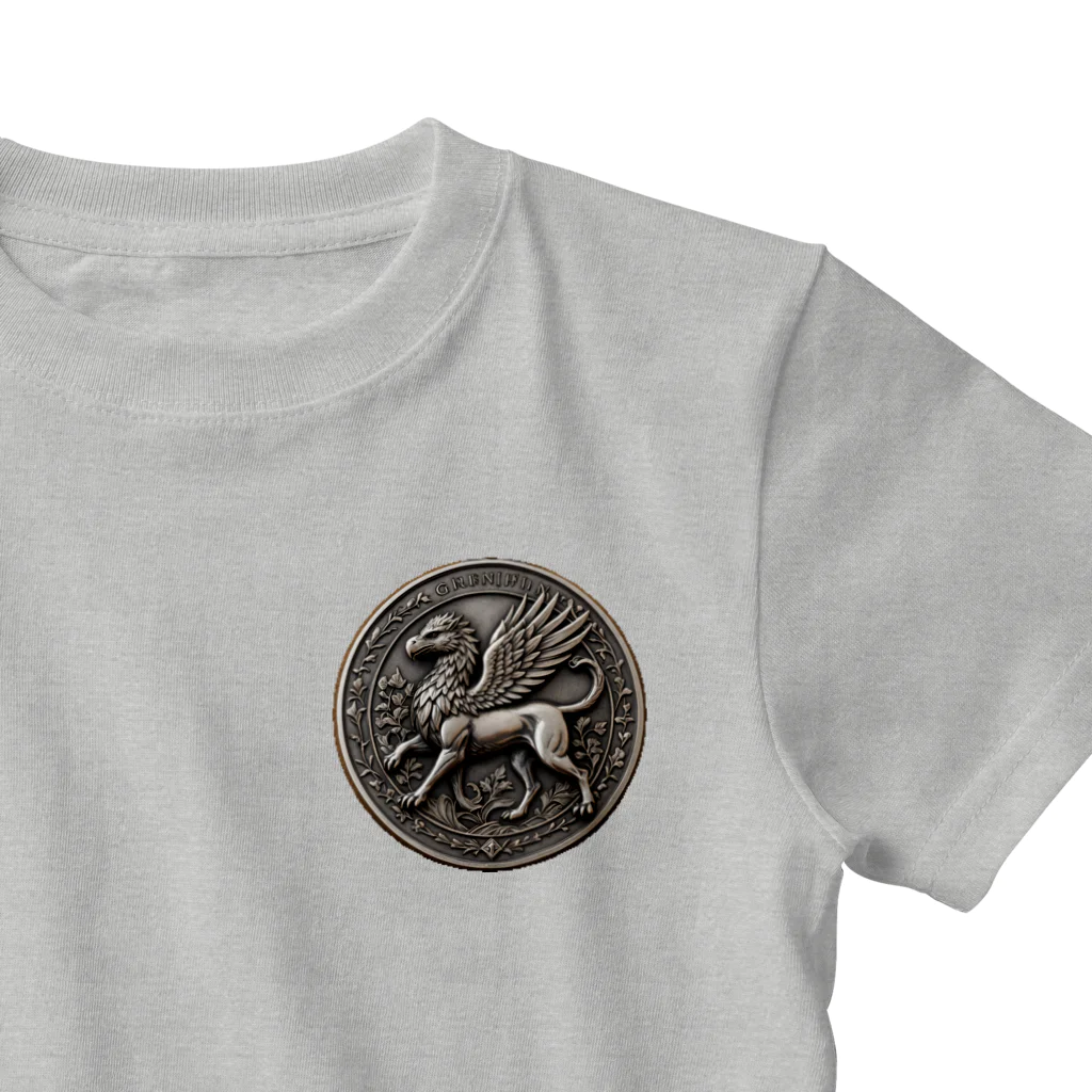 アニマル四字熟語のグリフォンメダル　griffin　デザイン One Point T-Shirt