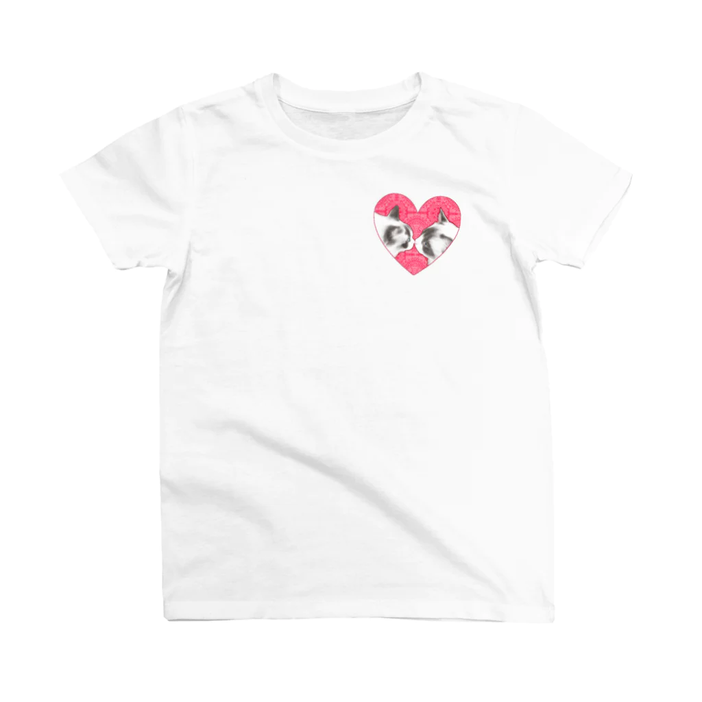 ことぶきのお店のワンポイント・ラブラブ One Point T-Shirt