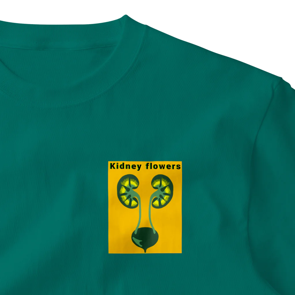 momolove のKidney flowers One Point T-Shirt