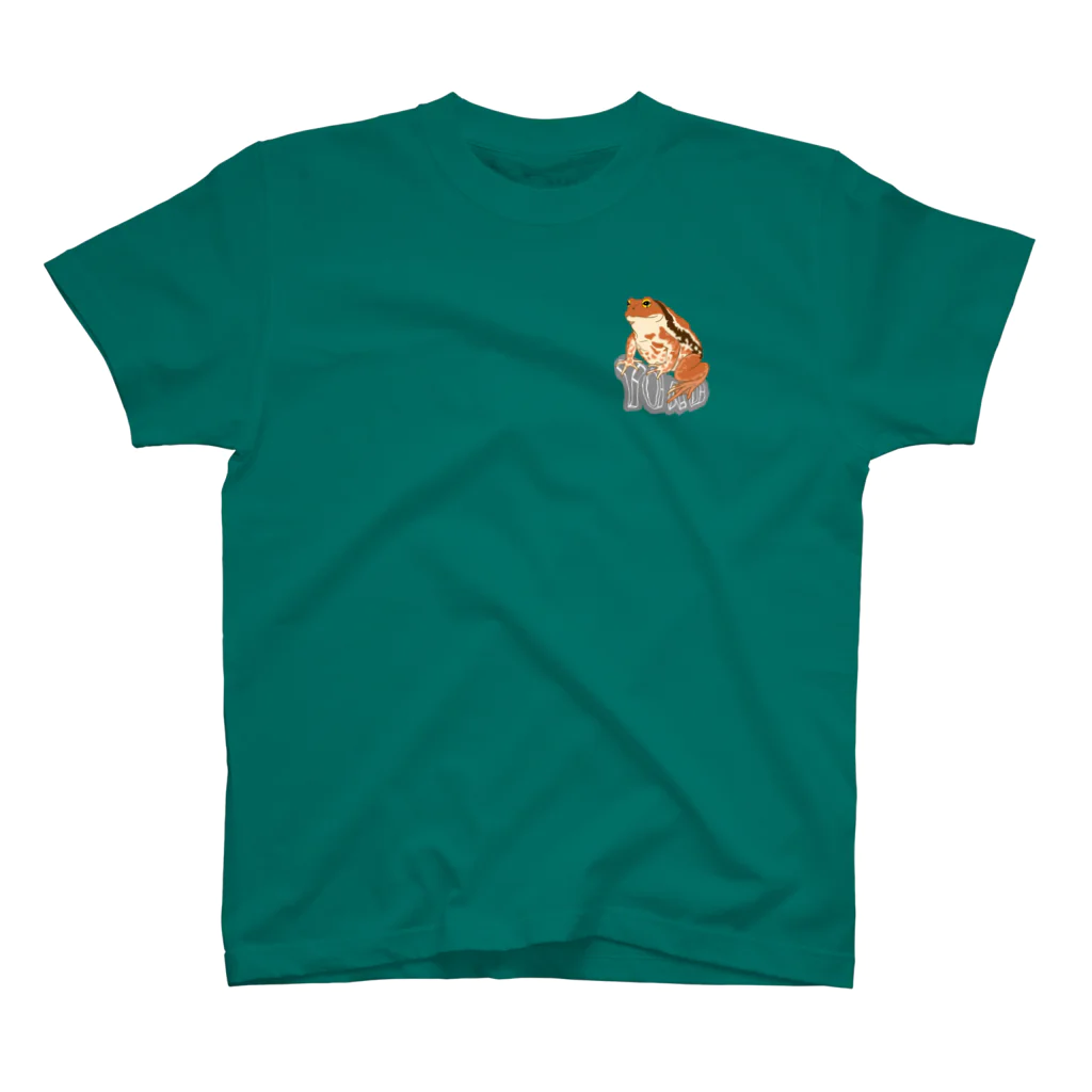 LalaHangeulのTOAD (ヒキガエル) 英字バージョン One Point T-Shirt