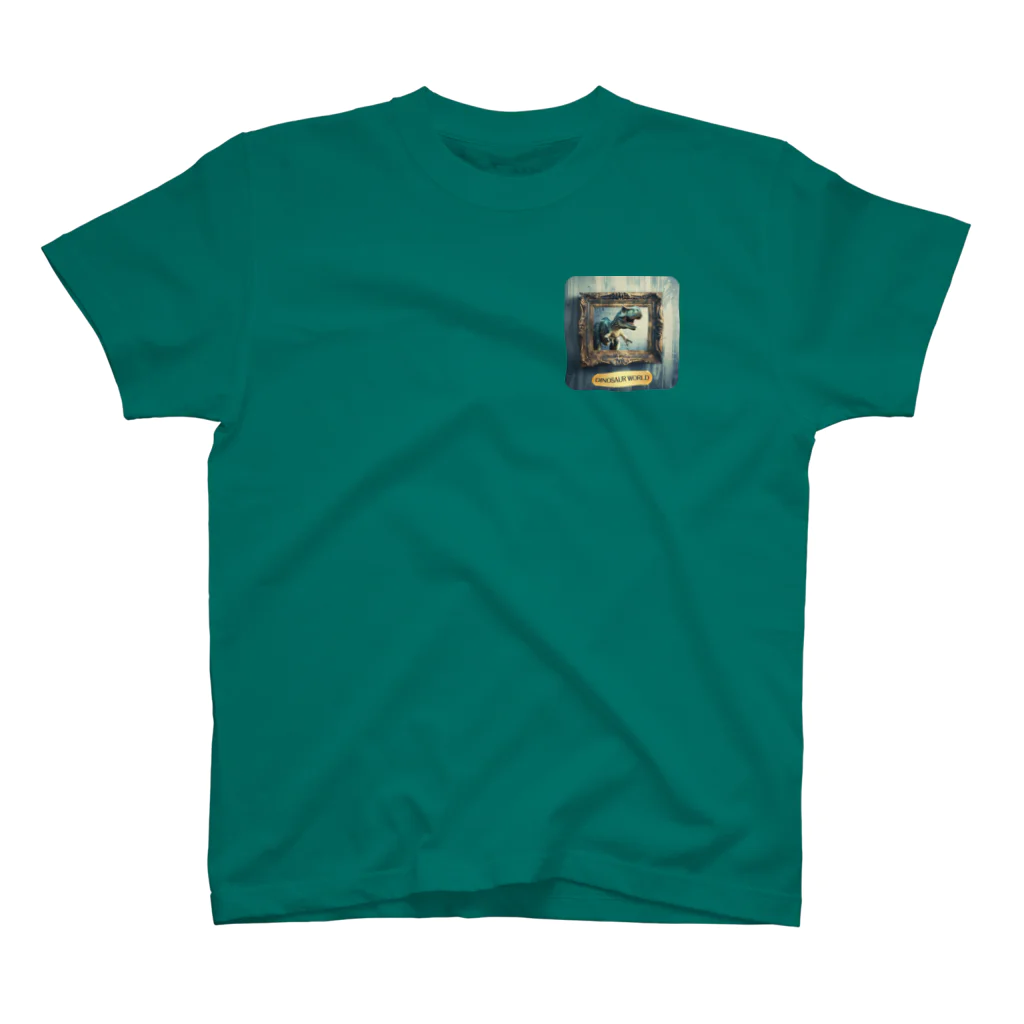 MistyStarkの飛び出す恐竜　－　dinosaur that pops out　－ One Point T-Shirt