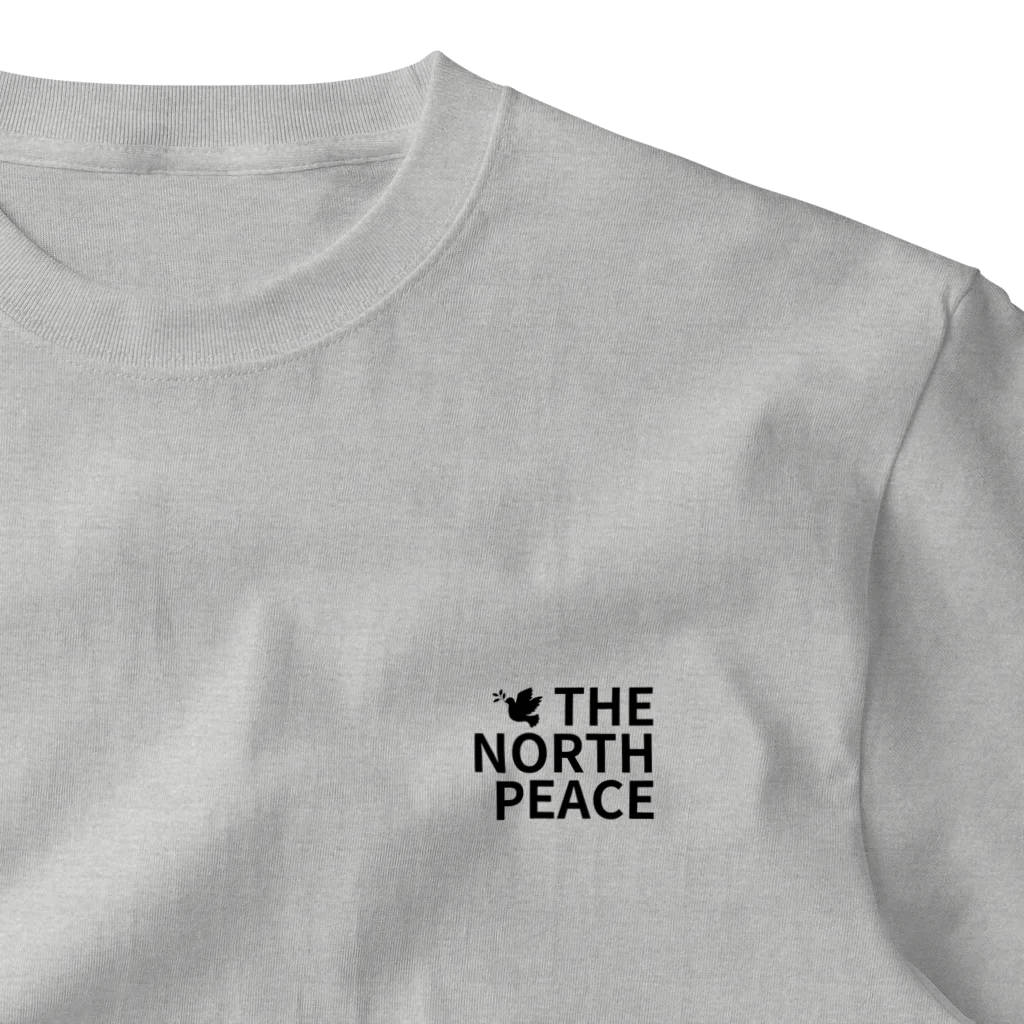 CHIBE86のTHE NORTH PEACE ワンポイントTシャツ