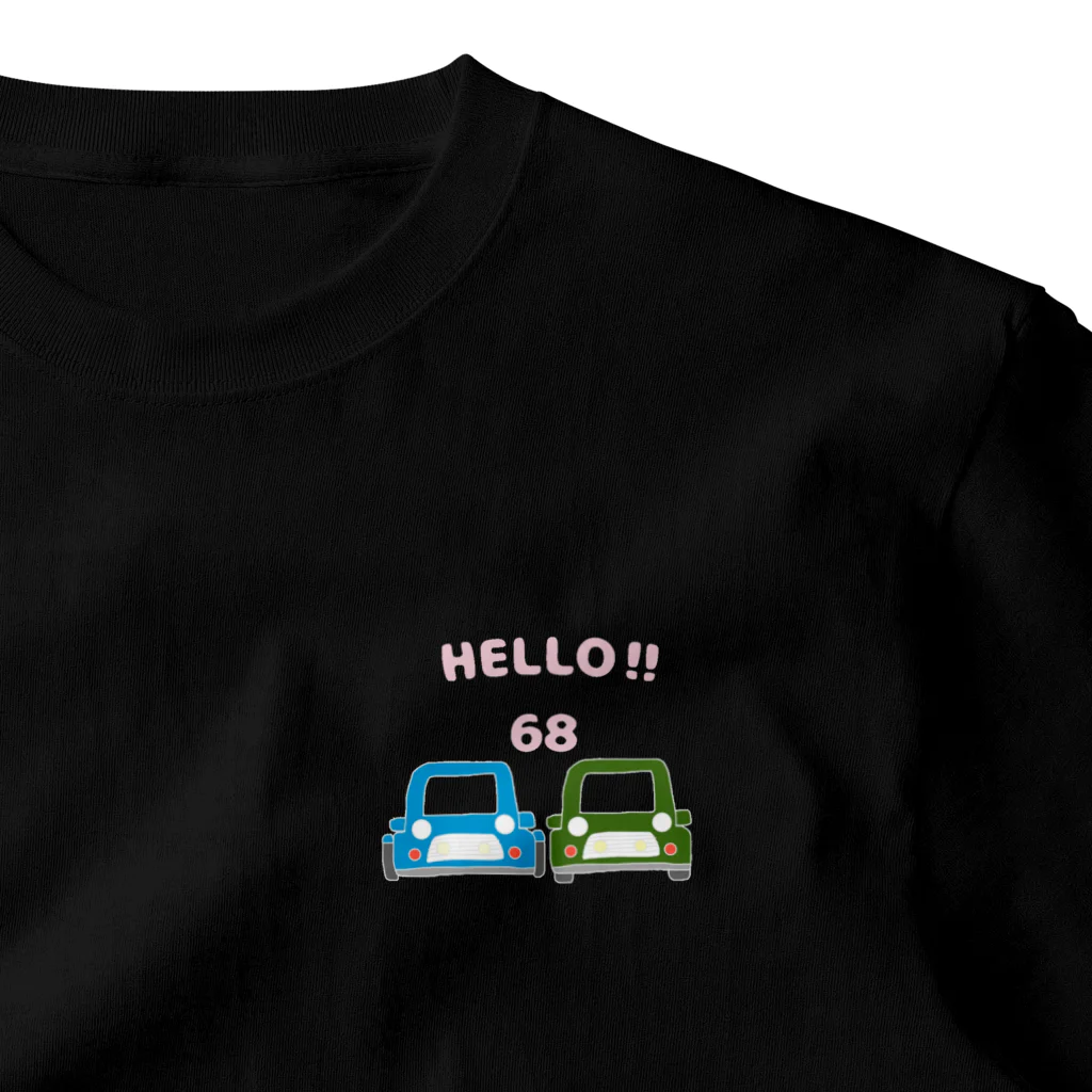 zo_shanのHELLO!!68 ワンポイントTシャツ