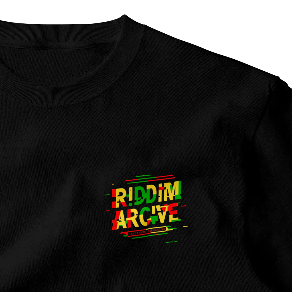 Riddim AirchiveのRiddim Arcive ロゴデザイン ワンポイントTシャツ