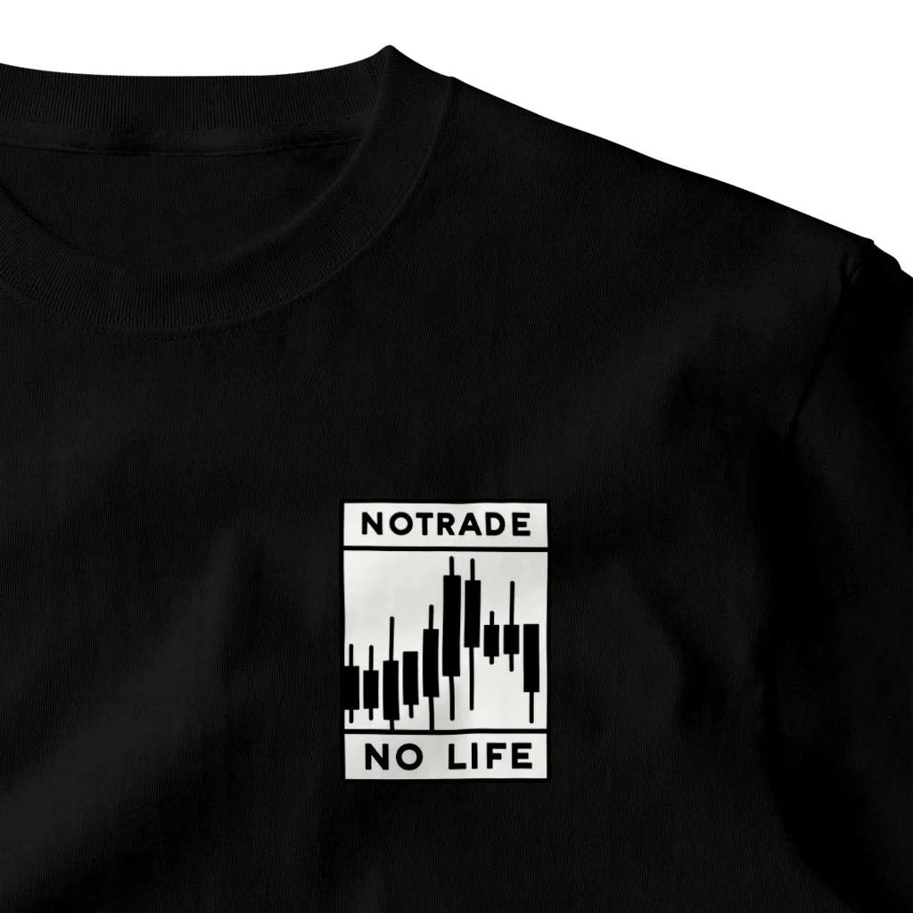 koyayubiのNoTRADE　NoLIFE ワンポイントTシャツ