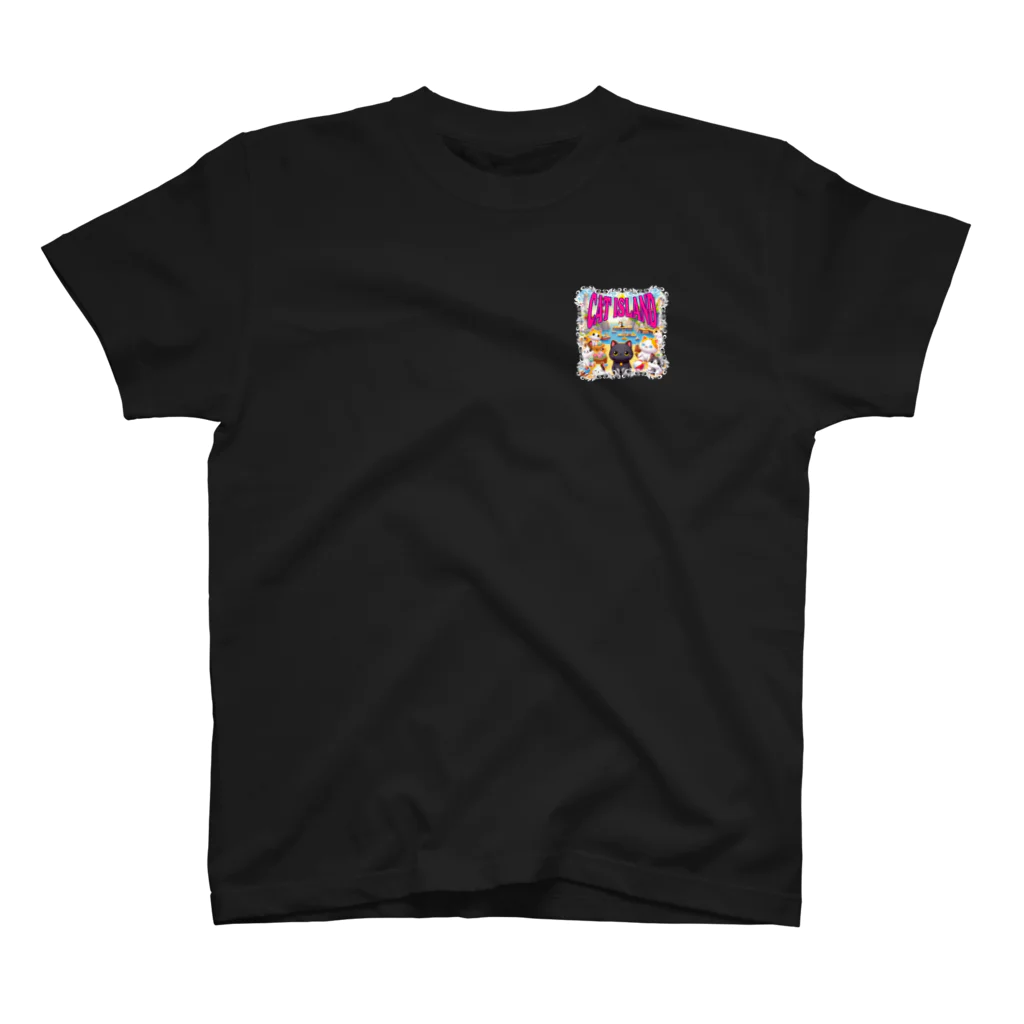 H.webPのAmaxsa猫の島-Cat-island2 One Point T-Shirt