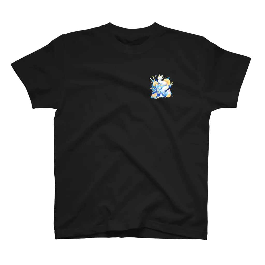ファンタジー屋の爽やかキツネ One Point T-Shirt