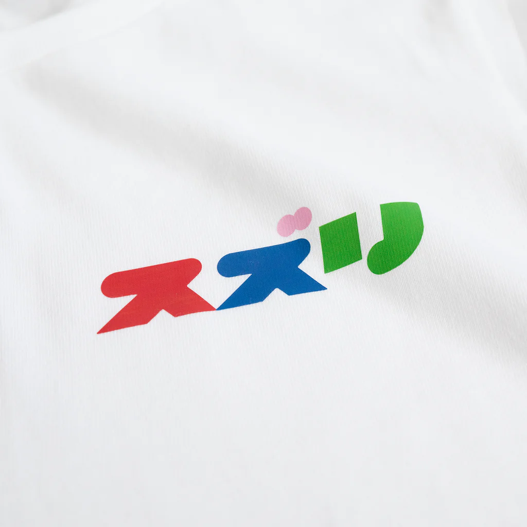 LalaHangeulのJapanese gecko(ニホンヤモリ)　英語デザイン ワンポイントTシャツ