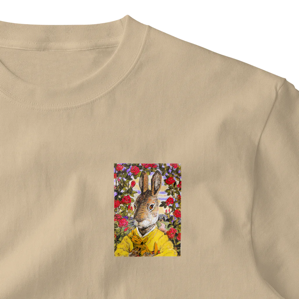 心の森ミュージアム　遊童館の花園 ワンポイントTシャツ