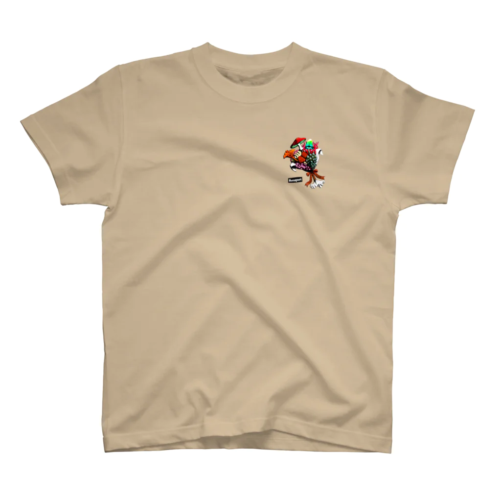 沈黙交易のキノコのブーケ One Point T-Shirt