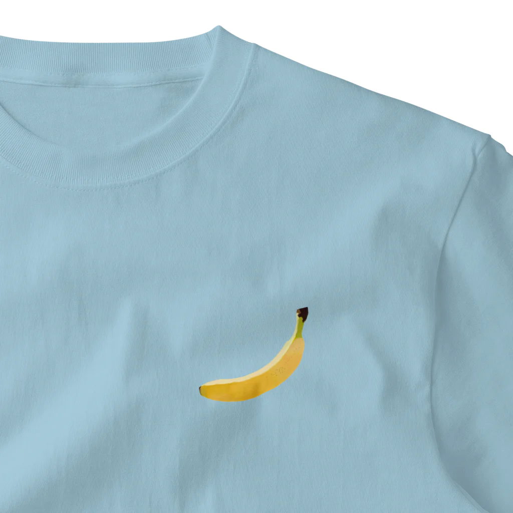 山の門のバナナ ワンポイントTシャツ