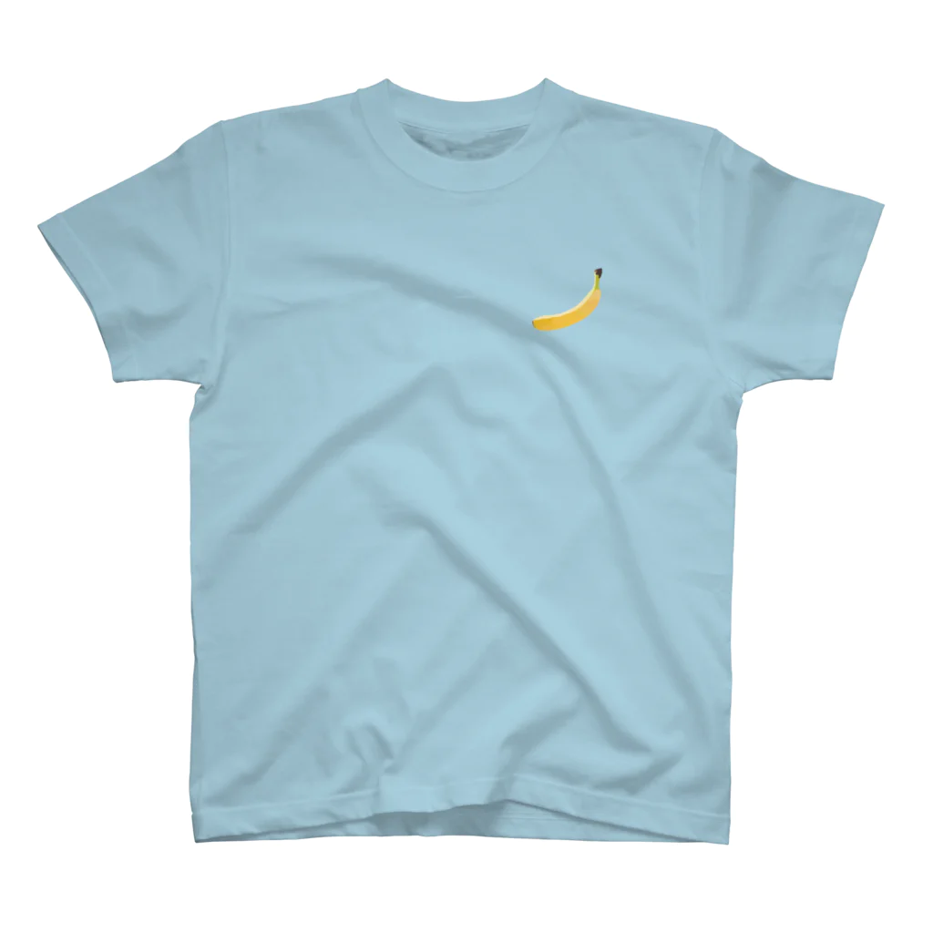 山の門のバナナ ワンポイントTシャツ