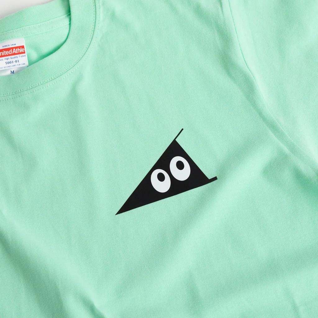 ロジローのしろくま氷菓店(八角形デザイン) ワンポイントTシャツ