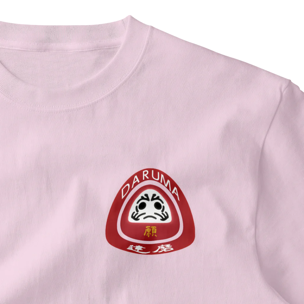 goristoのDARUMA ワンポイントTシャツ