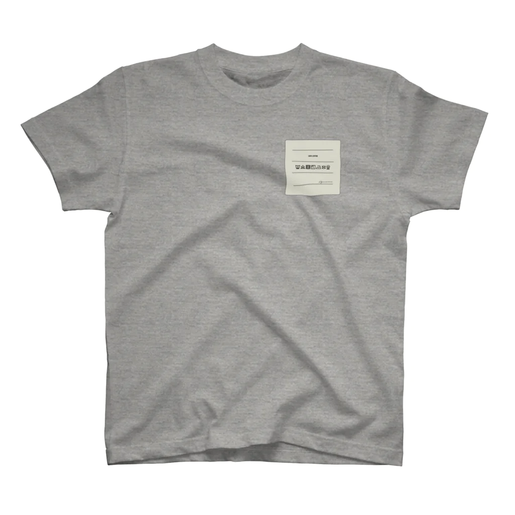 GenerousのGarment Tag One Point T-Shirt