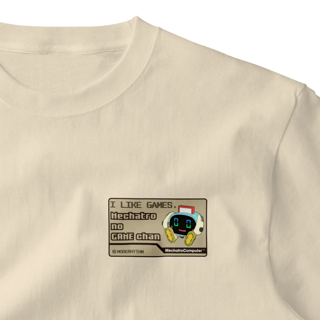 CHUBU Mechatronicsのメカトロのゲームちゃん_ラベルver. One Point T-Shirt