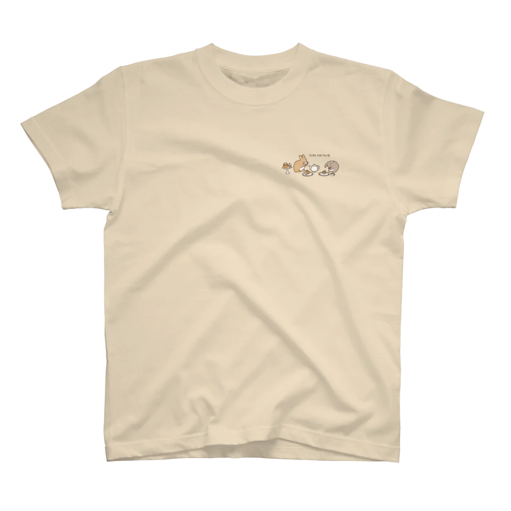 kiki25のうさぎたちのティータイム One Point T-Shirt