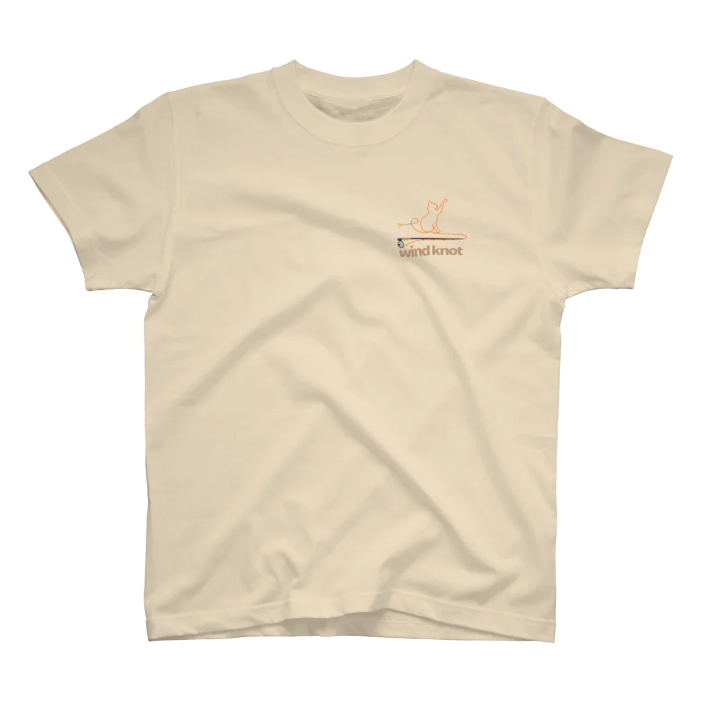 cahillのwind knot ワンポイントTシャツ