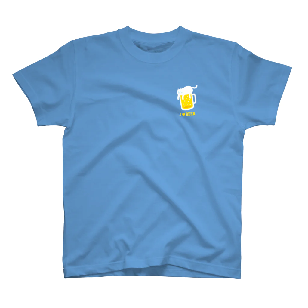 hiropo3のねこ泡ビール One Point T-Shirt