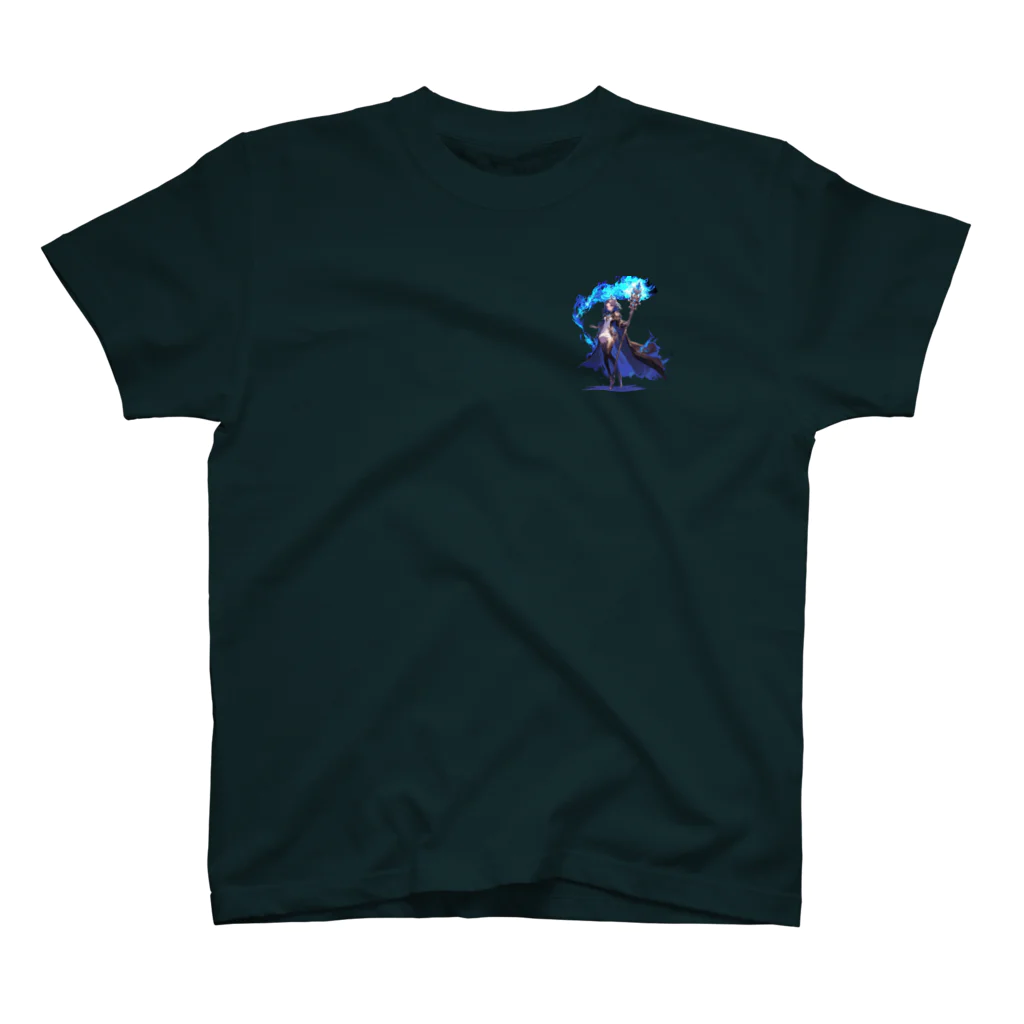 MistyStarkの青魔道士　－　blue mage　－ ワンポイントTシャツ