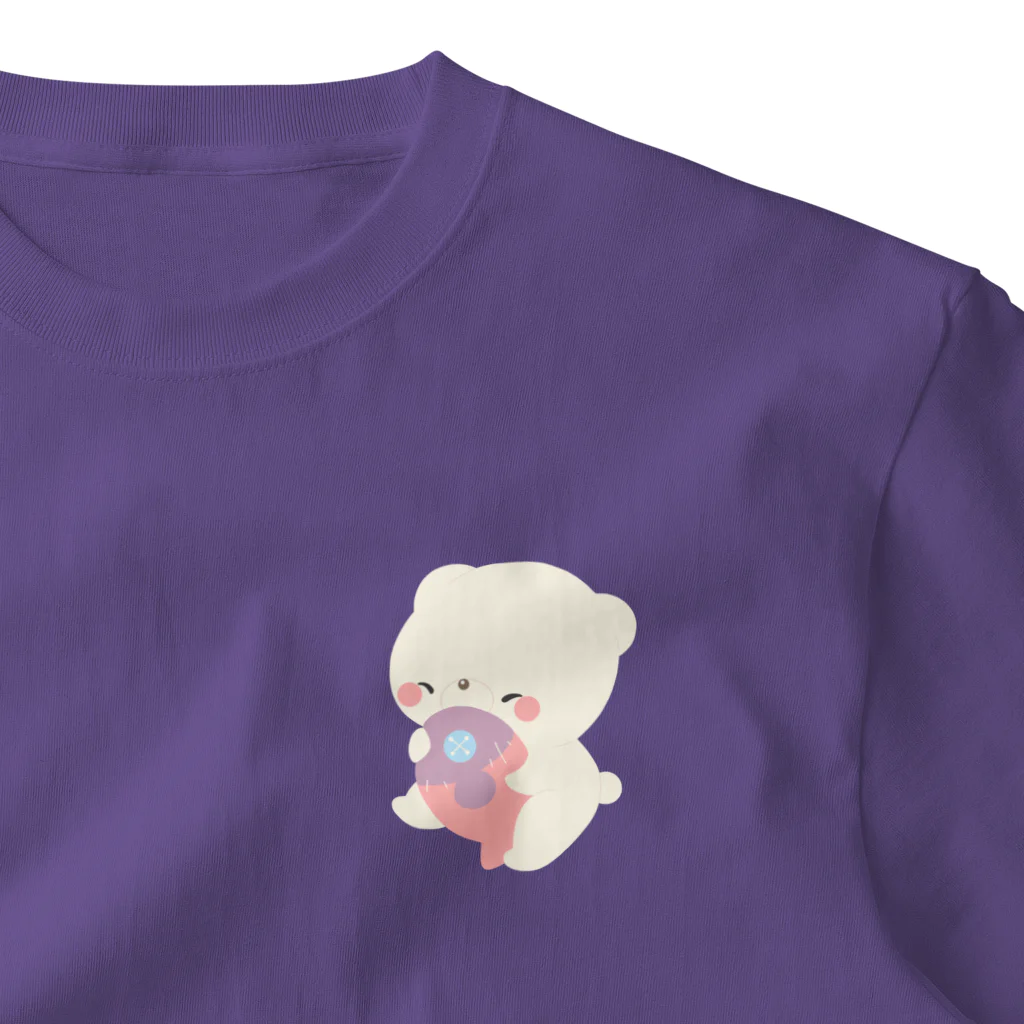 うさのこのしろくまちゃん ワンポイントTシャツ