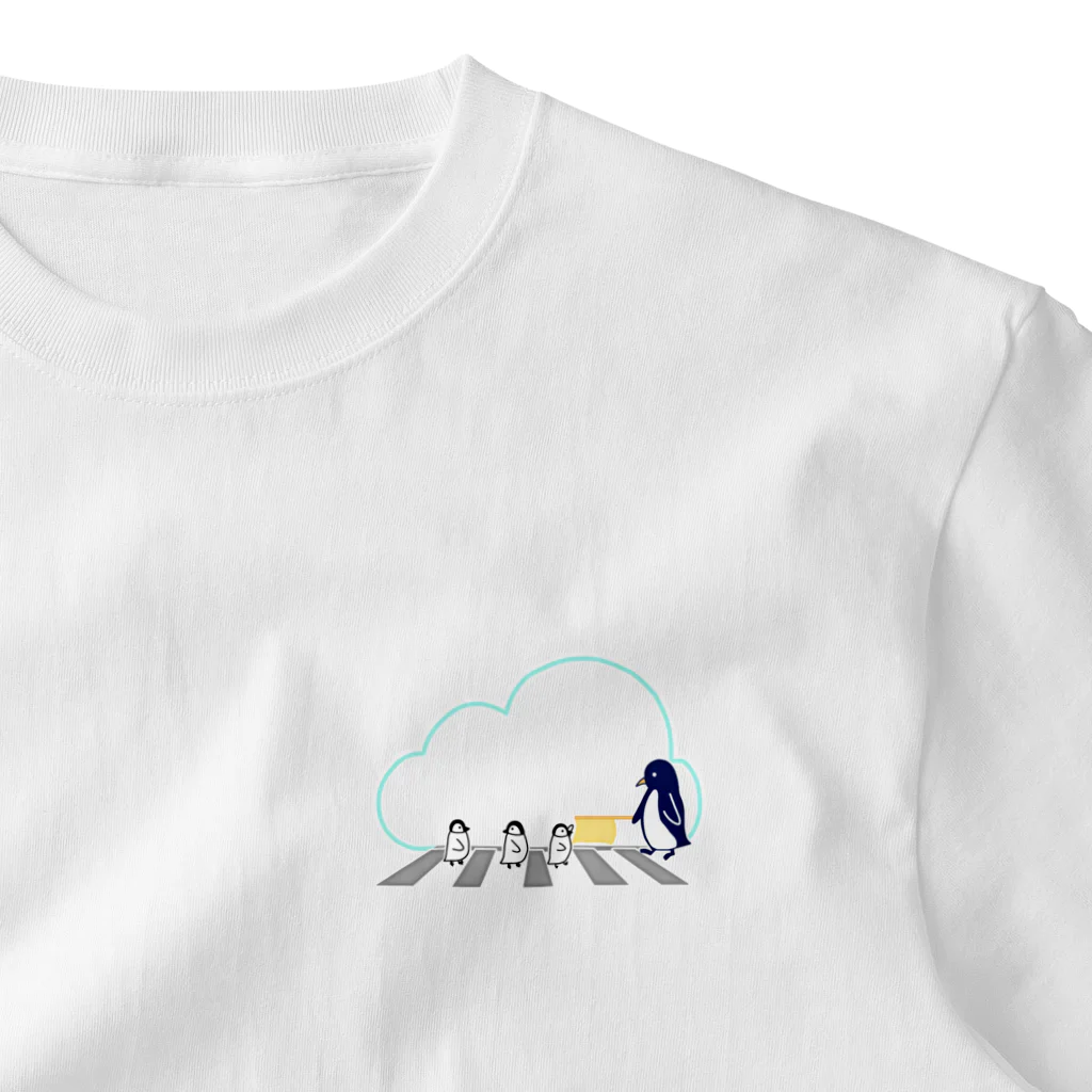 ぺんぎん24のみまもりペンギン ワンポイントTシャツ