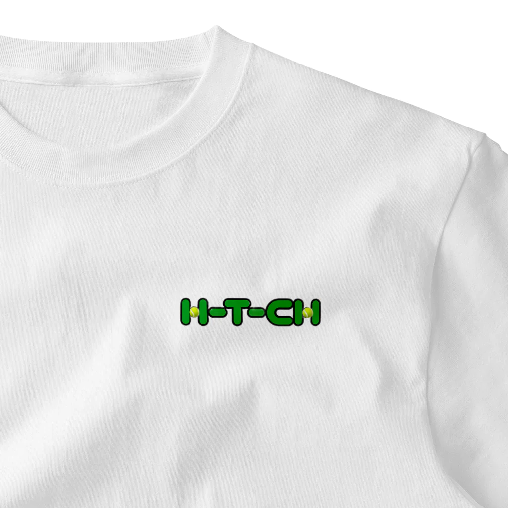 0円YouTuber ひろみっちゃんテニスch official shopのH-T-CH-GReeen One Point T-Shirt