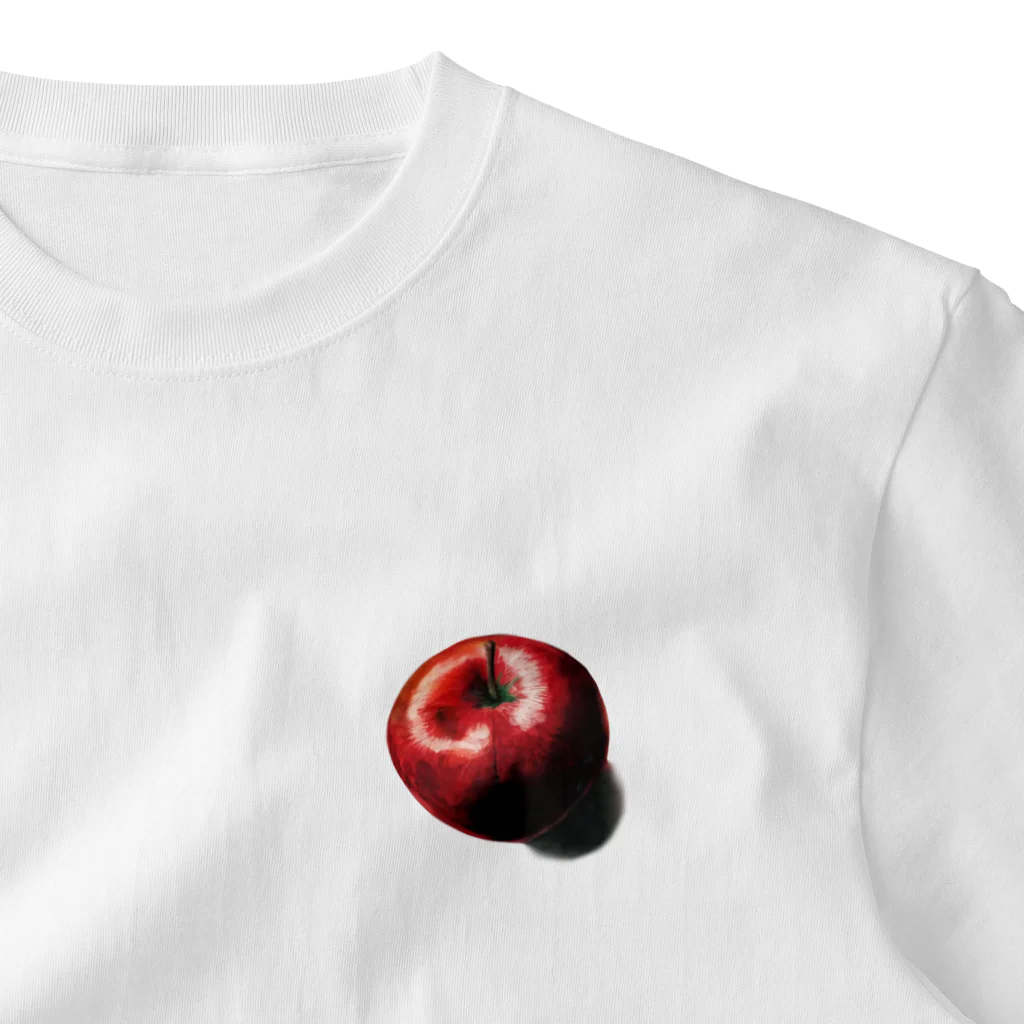 コヒツジのapple  One Point T-Shirt