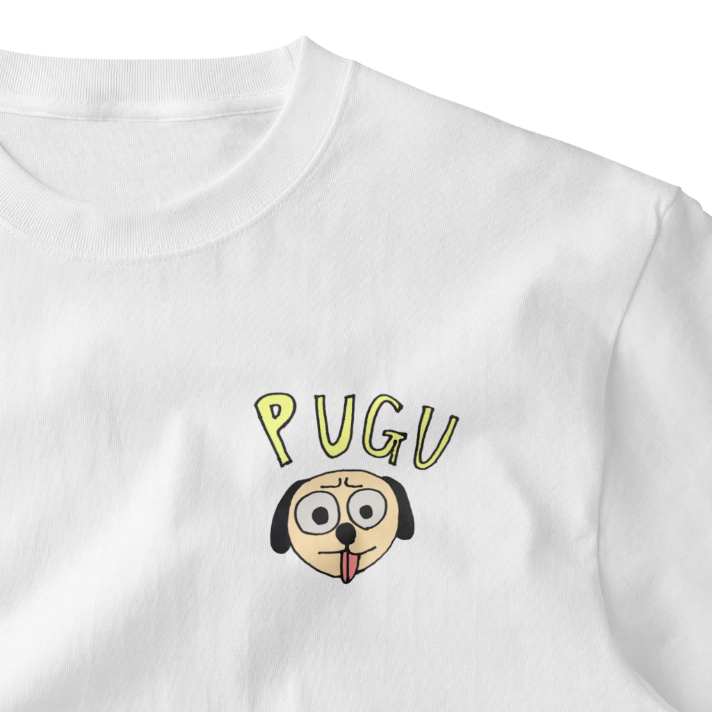 ズンズンポイポイショップのPUGU ワンポイントTシャツ