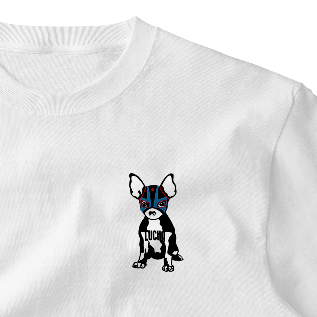 LUCHAのChihuahueño2 ワンポイントTシャツ