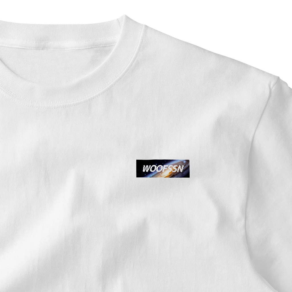 Woofssn™︎の宇宙ロゴ One Point T-Shirt