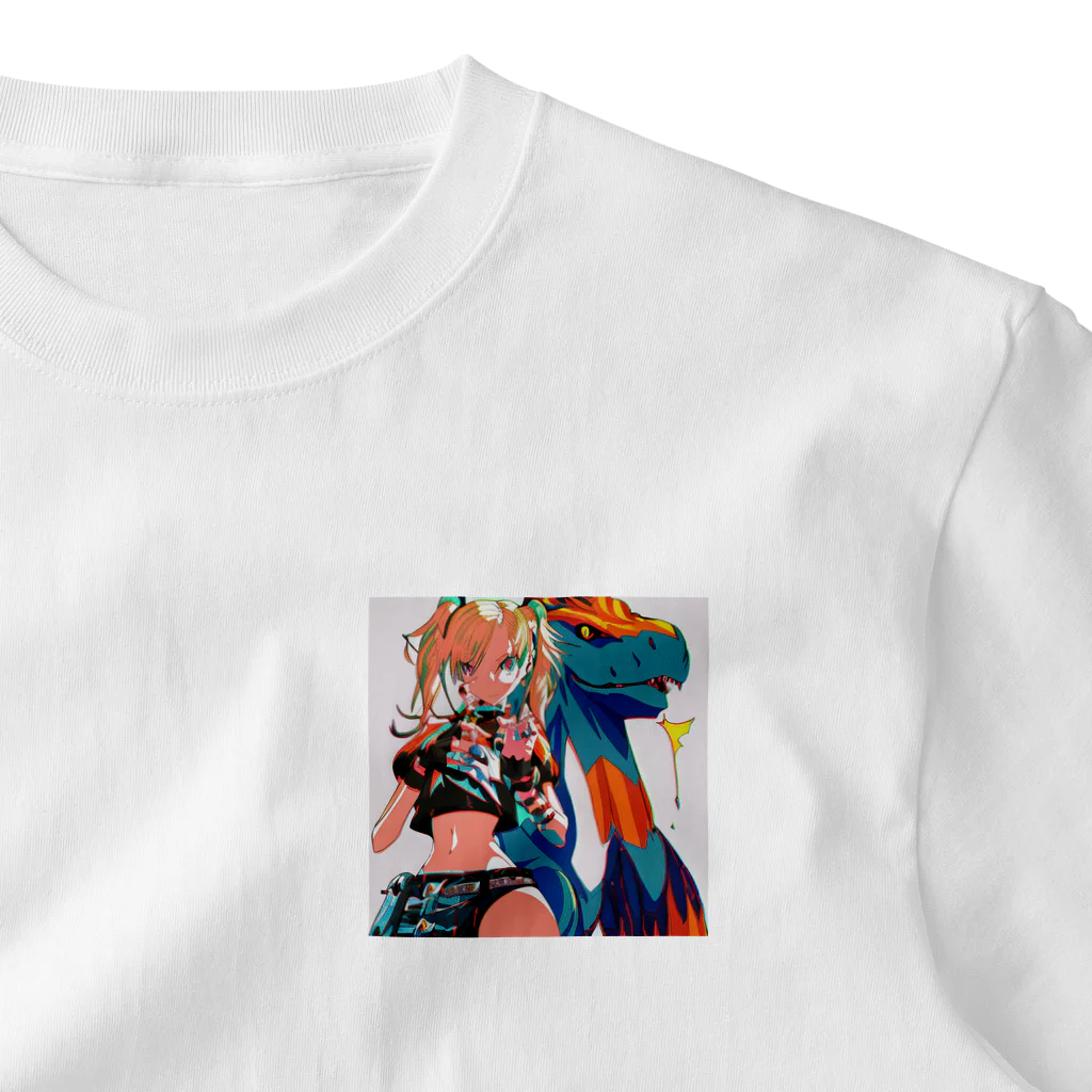 たけしま いっせい（竹島 一生）のrichly color girl 001 ワンポイントTシャツ