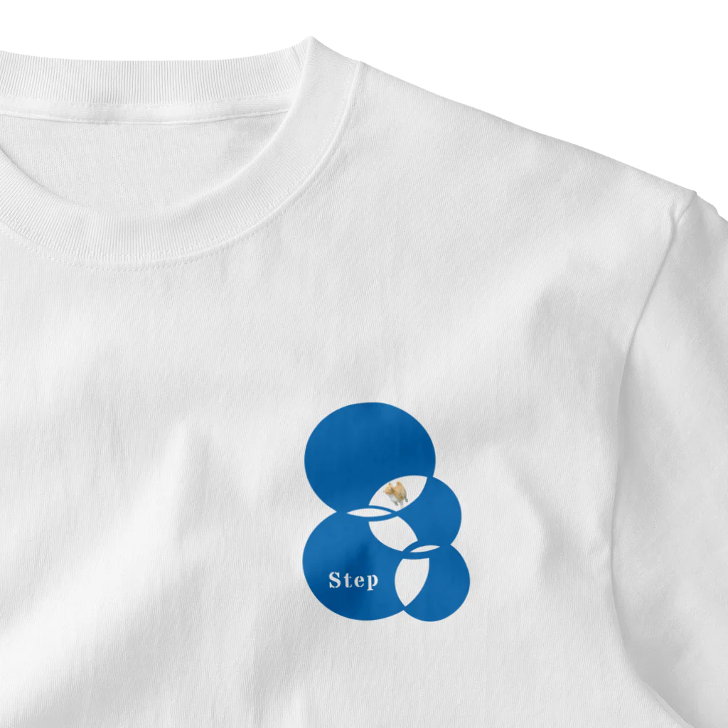 aiueoneko358のStep ワンポイントTシャツ