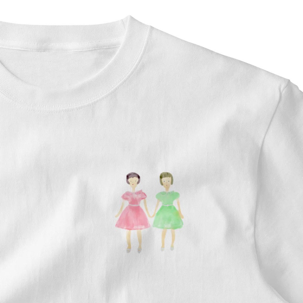 たのしみの女の子たち ワンポイントTシャツ