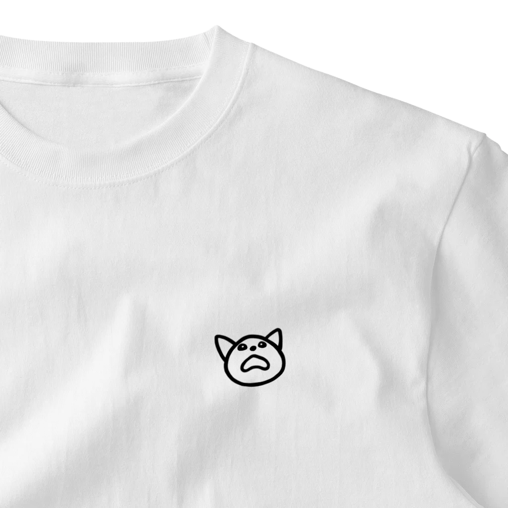 qnote_catsのちまき「ワー」 One Point T-Shirt