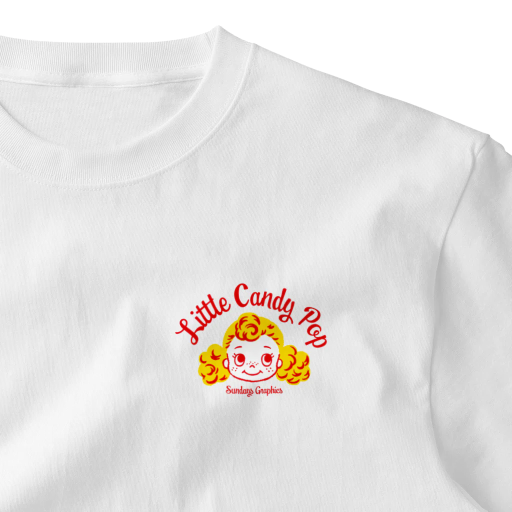 SUNDAYS GRAPHICSのLittle Candy Popちゃん！ ワンポイントTシャツ