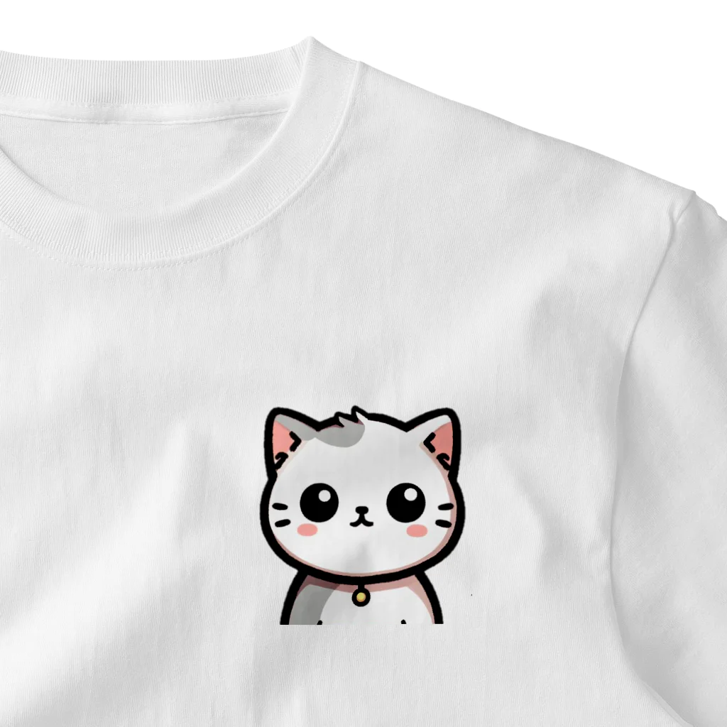 終わらない夢🌈のにゃんこ🐱 One Point T-Shirt